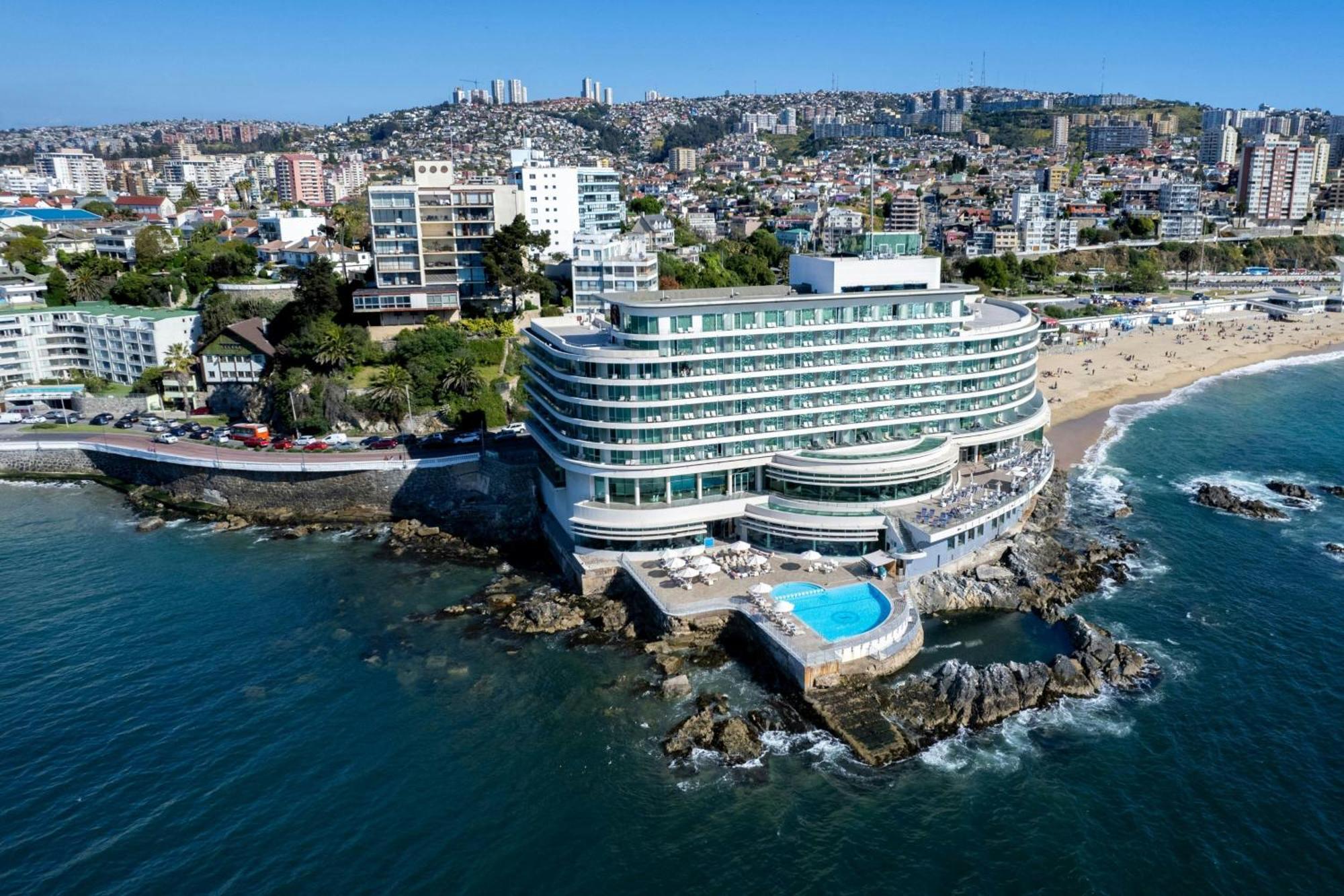 Sheraton Miramar Hotel & Convention Center Він'я-дель-Мар Екстер'єр фото Aerial view of the hotel