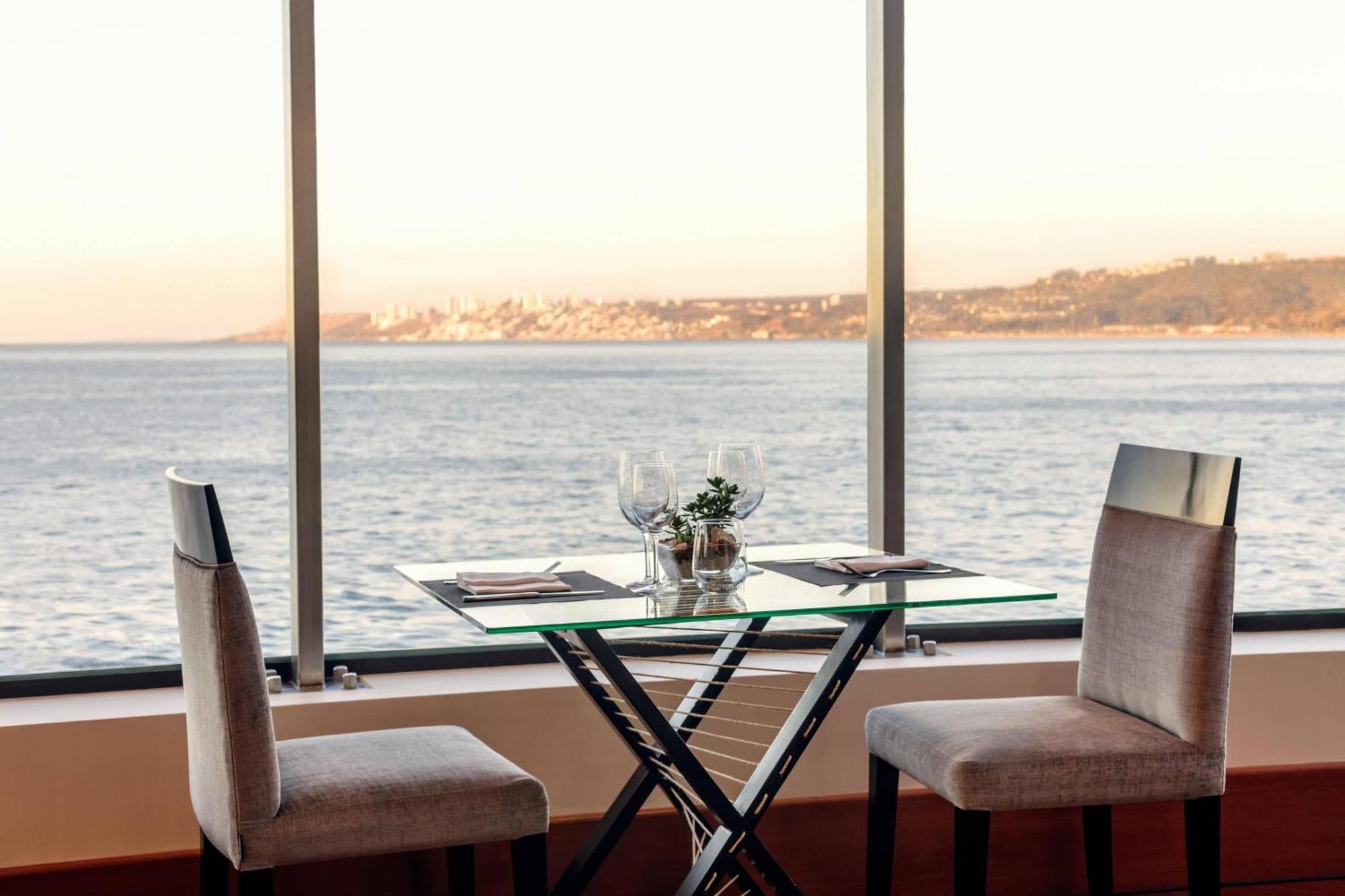 Sheraton Miramar Hotel & Convention Center Він'я-дель-Мар Екстер'єр фото View from the restaurant